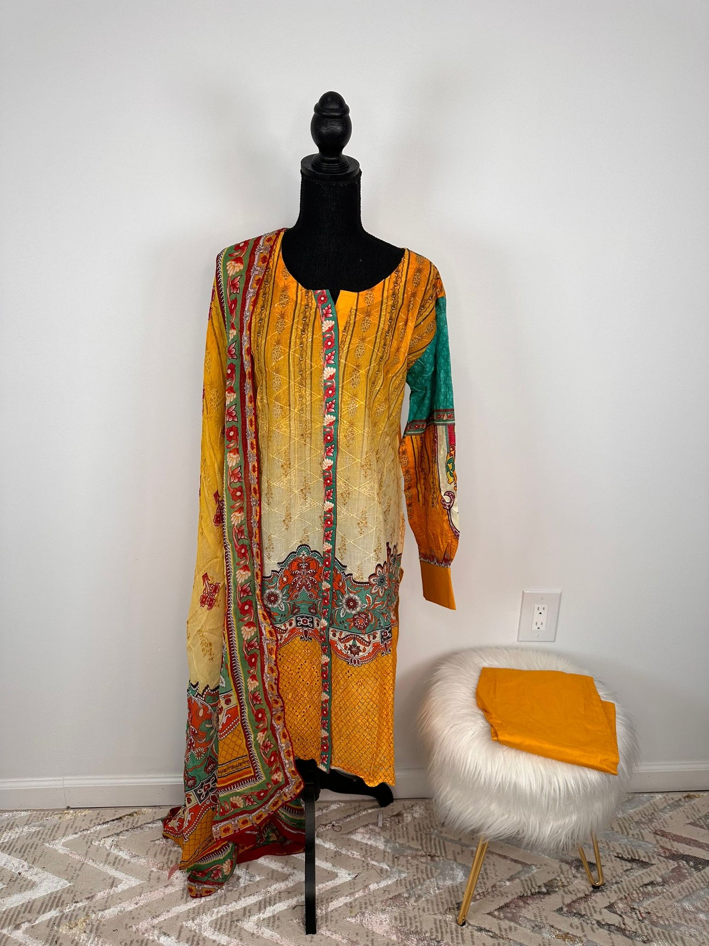 Pakistani Embroidered Lawn ready to ship