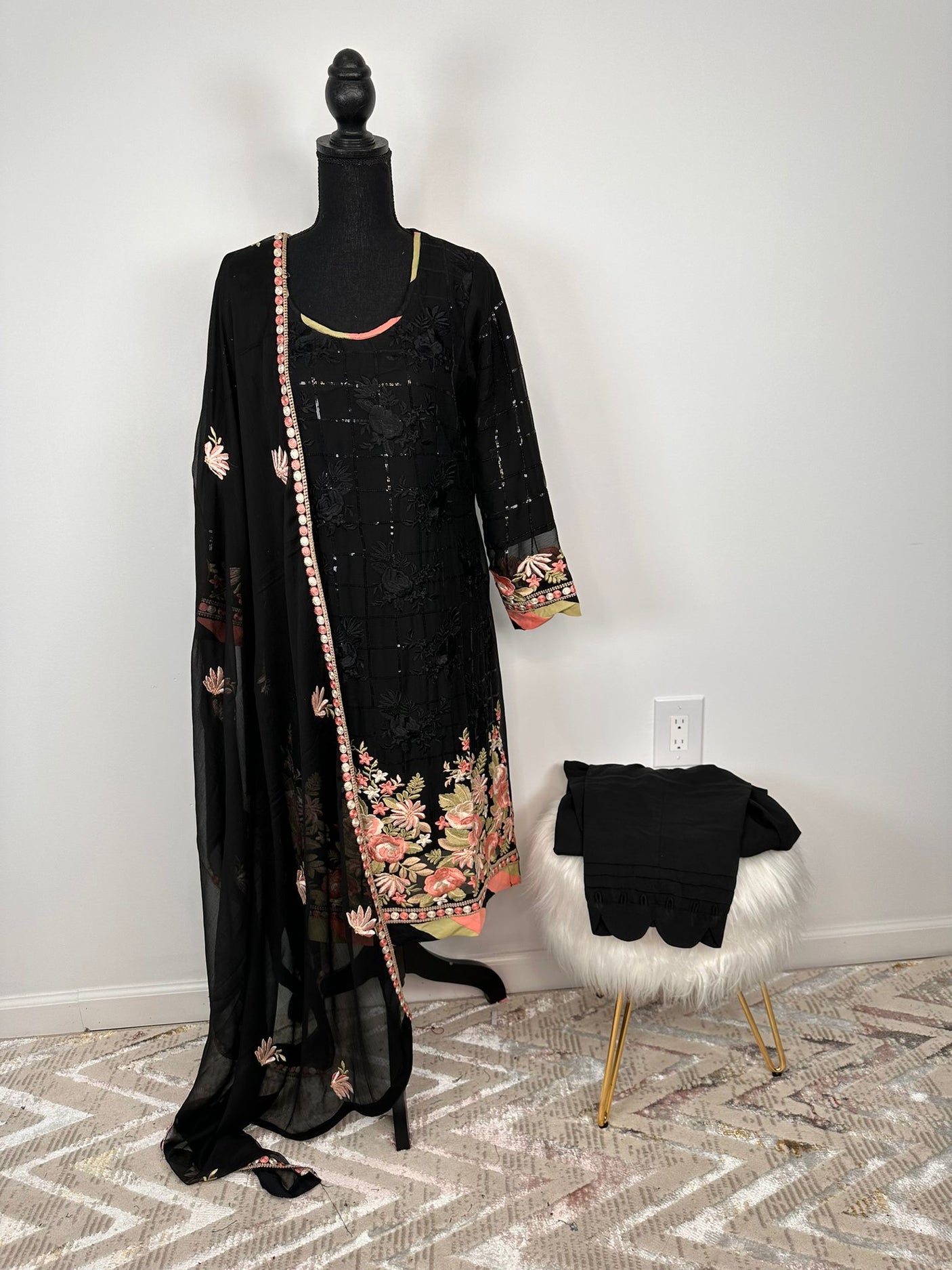 Pakistani Embroidered Luxury Party wear Ready To Ship