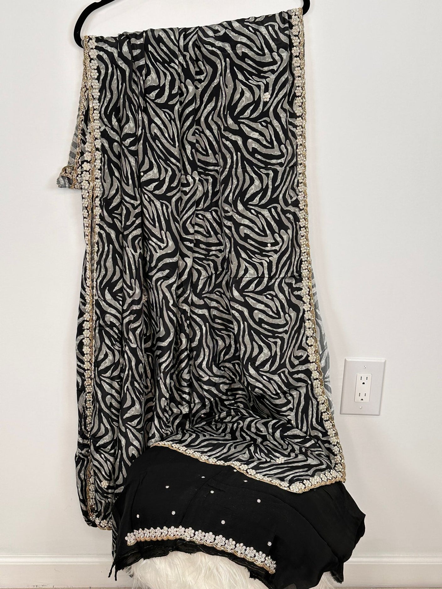 Pure silk with jardousi work saree with running blouse