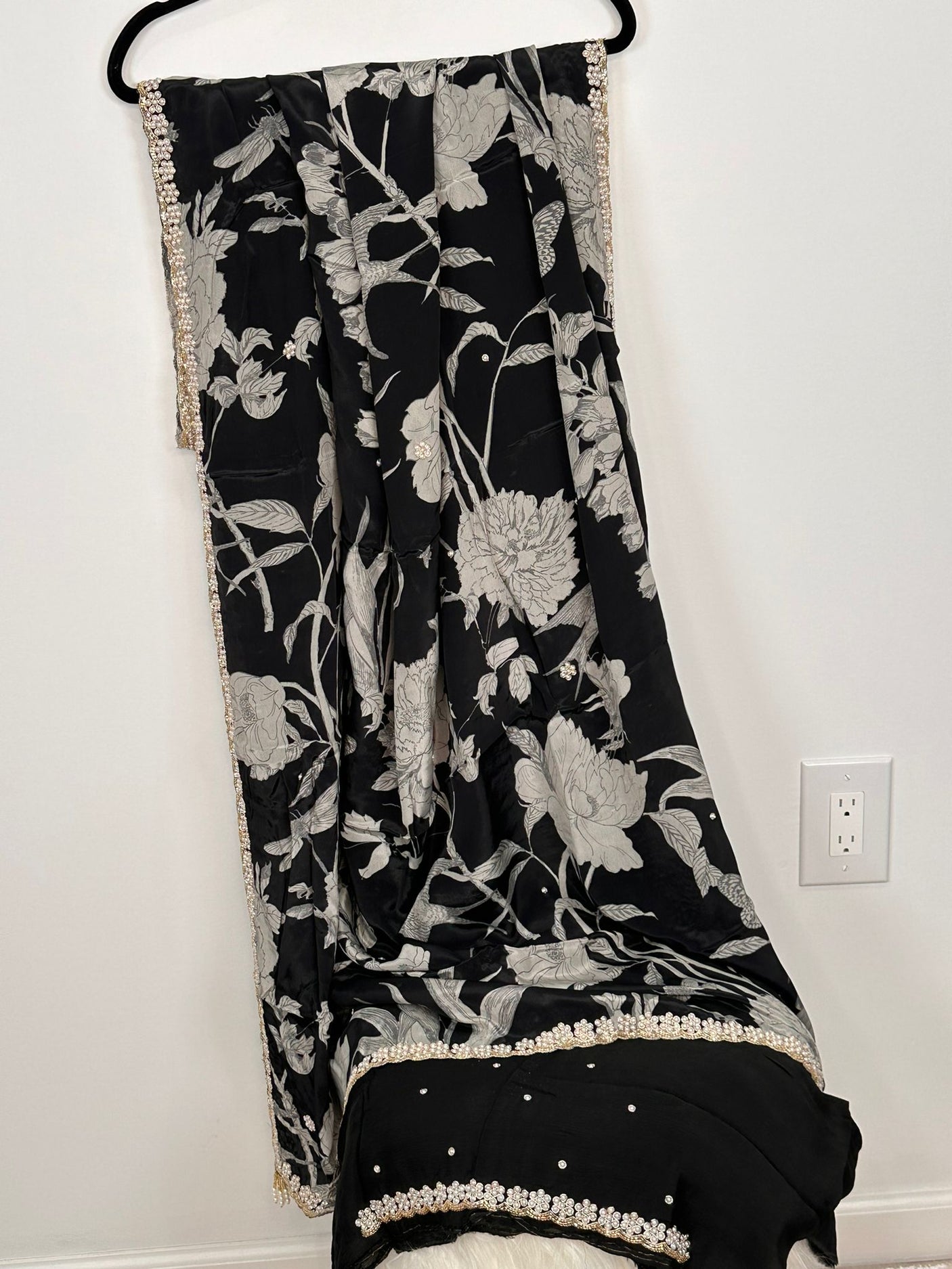 Pure silk with jardousi work saree with running blouse