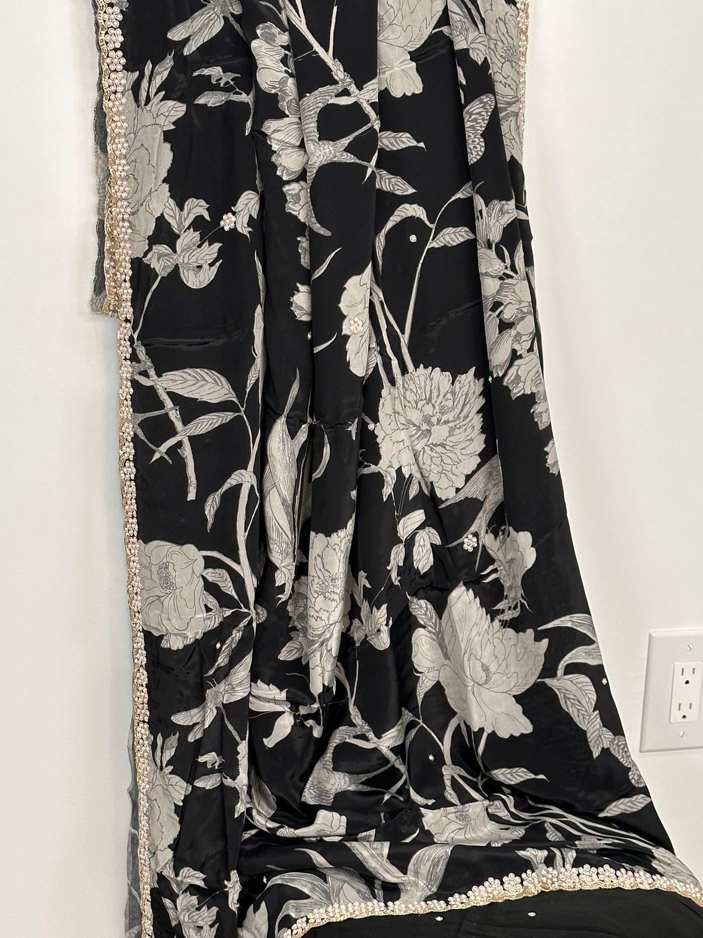 Pure silk with jardousi work saree with running blouse