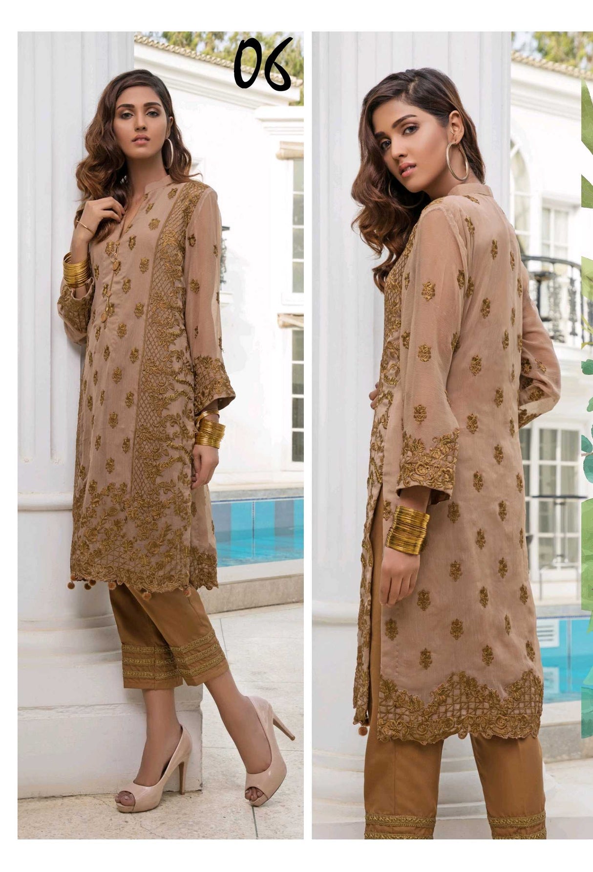 Merakish Embroidered Fancy Kurti 2019-100% Original Guaranteed