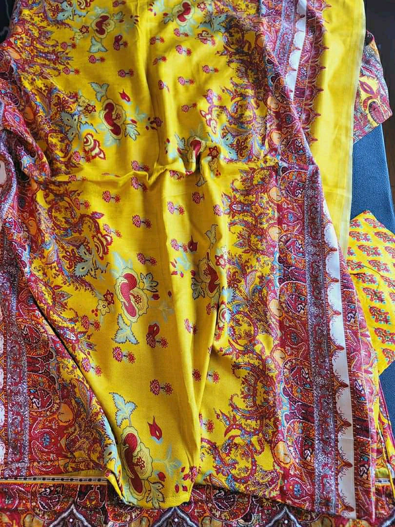 Pakistani Linen Embroidered Salwar kameez Ready To Ship