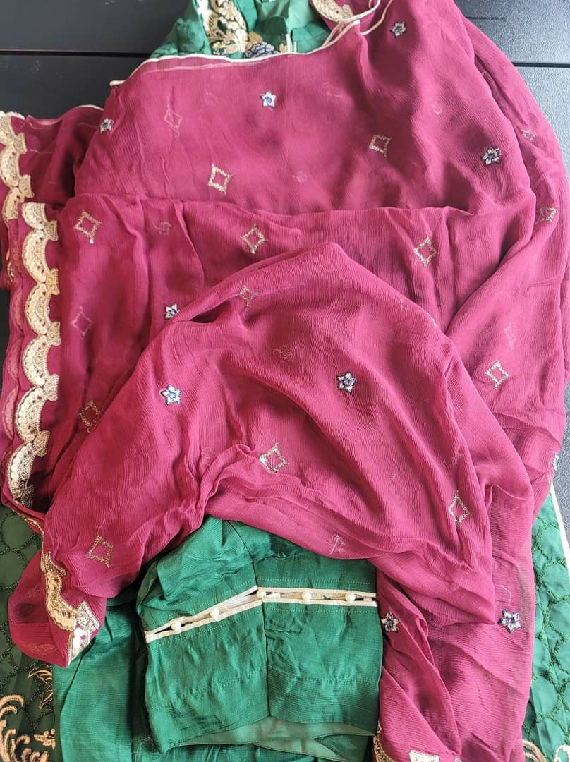 Pakistani Stitched Embroidery Party Wear Dresses Ready To Ship