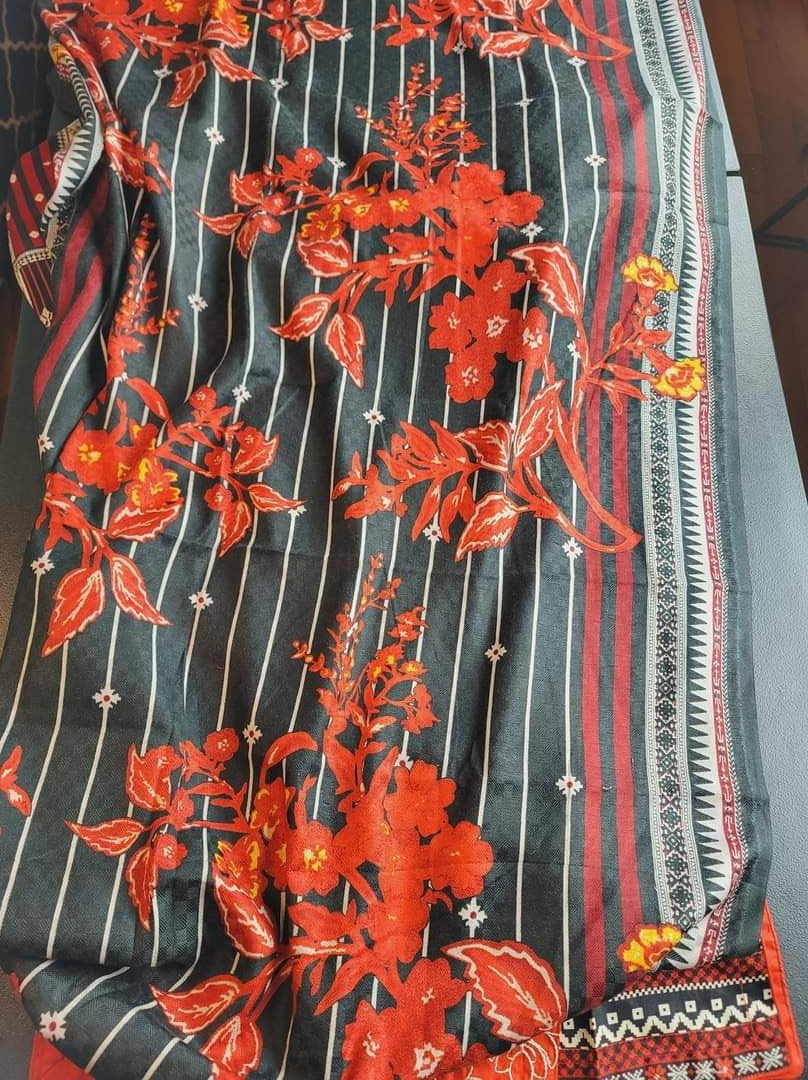 Pakistani Linen Embroidered Salwar kameez Ready To Ship