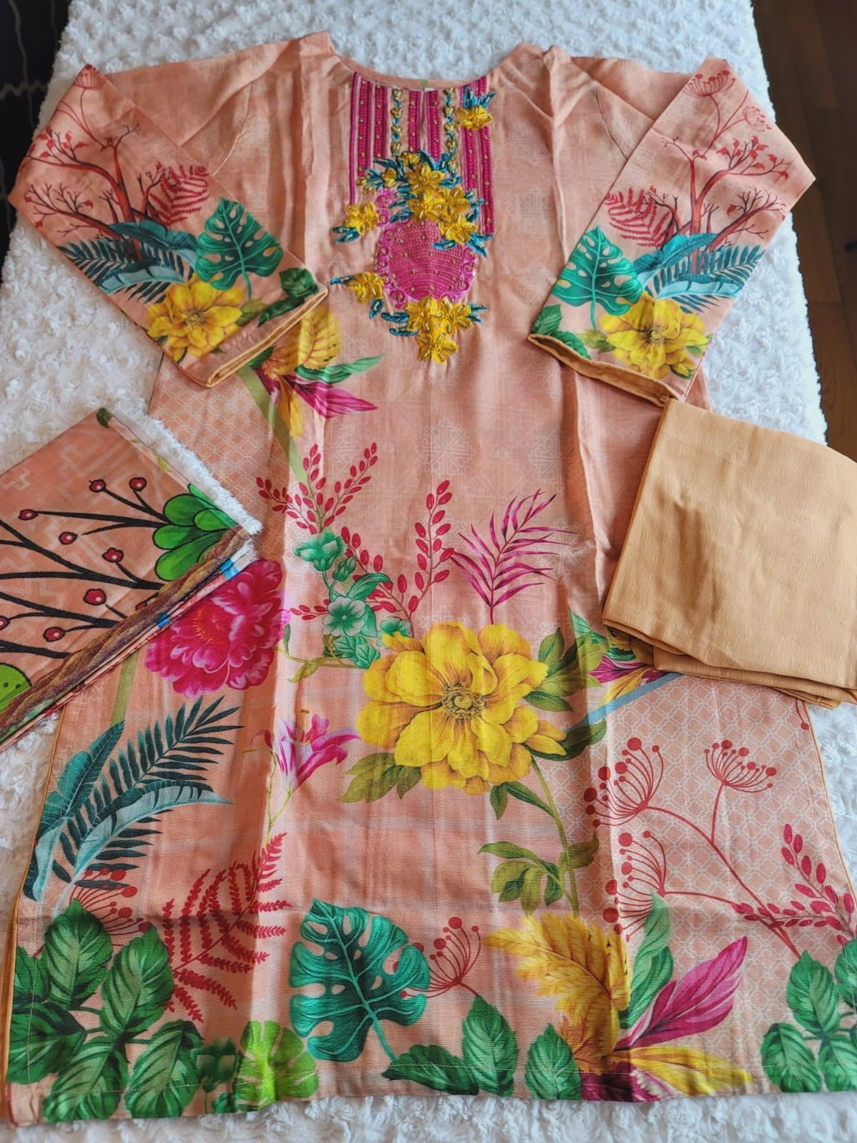 Pakistani Viscos Embroidered Salwar kameez Ready To Ship