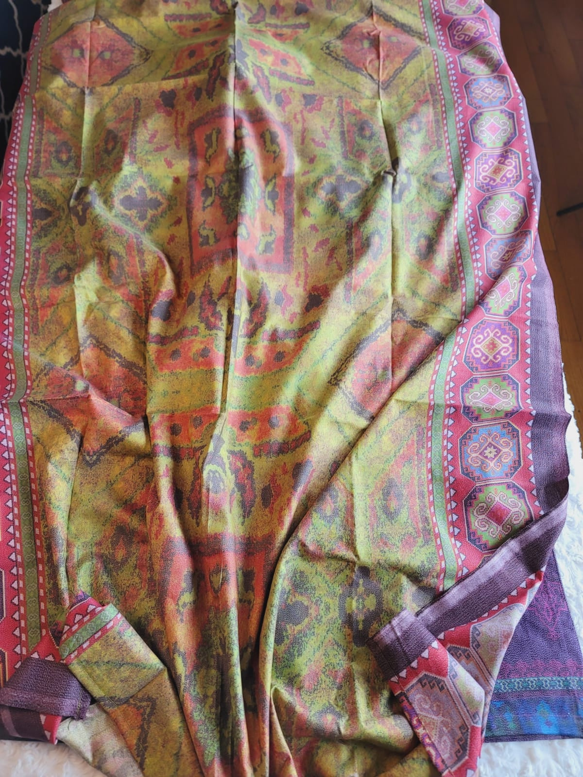 Pakistani Linen Embroidered Salwar kameez Ready To Ship