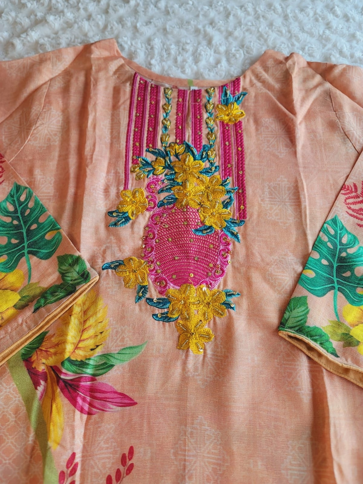 Pakistani Viscos Embroidered Salwar kameez Ready To Ship