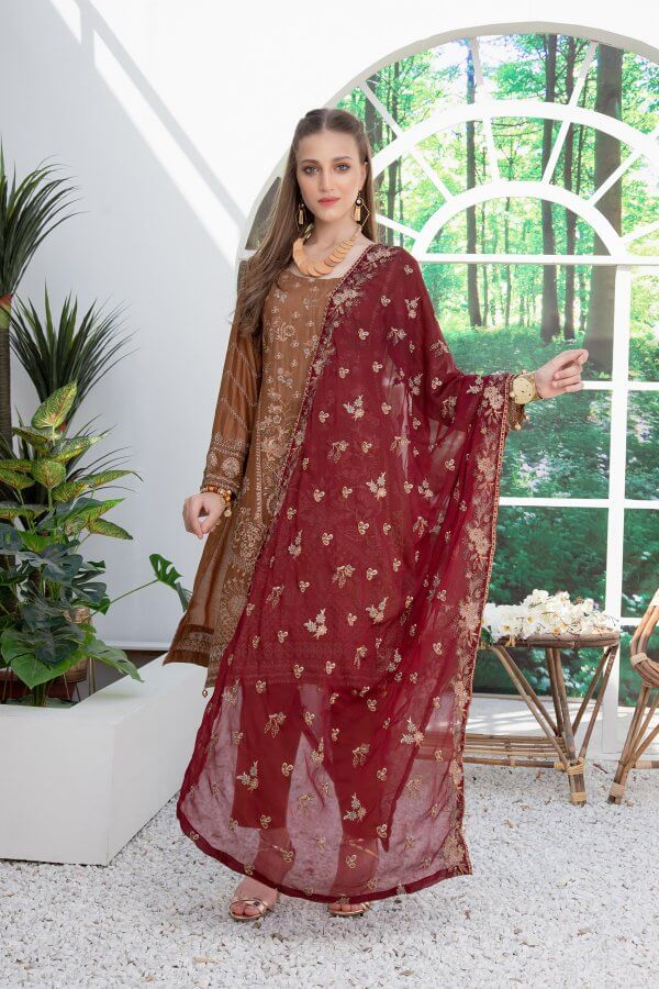 Zainab Fazlani Embroidered Festive Lawn Collection 2021 -100% Original Guaranteed