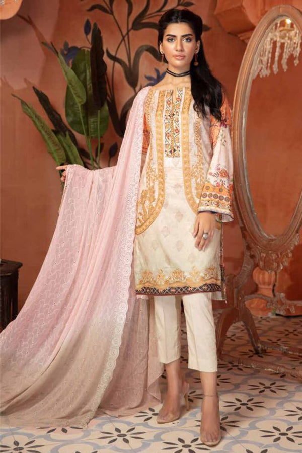 Johra Preisha Embroidered lawn Collection-100% Original Guaranteed