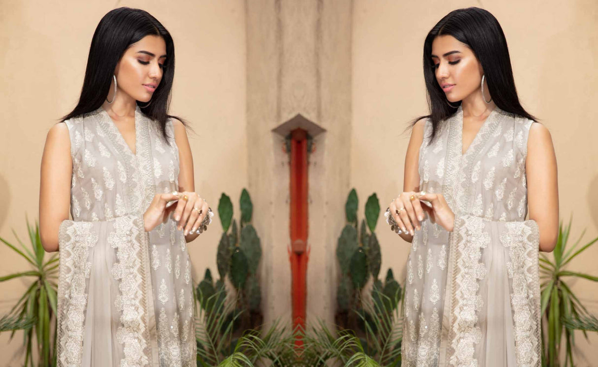 Johra Luxury Chiffon Embroidered 2020 -100% Original Guaranteed