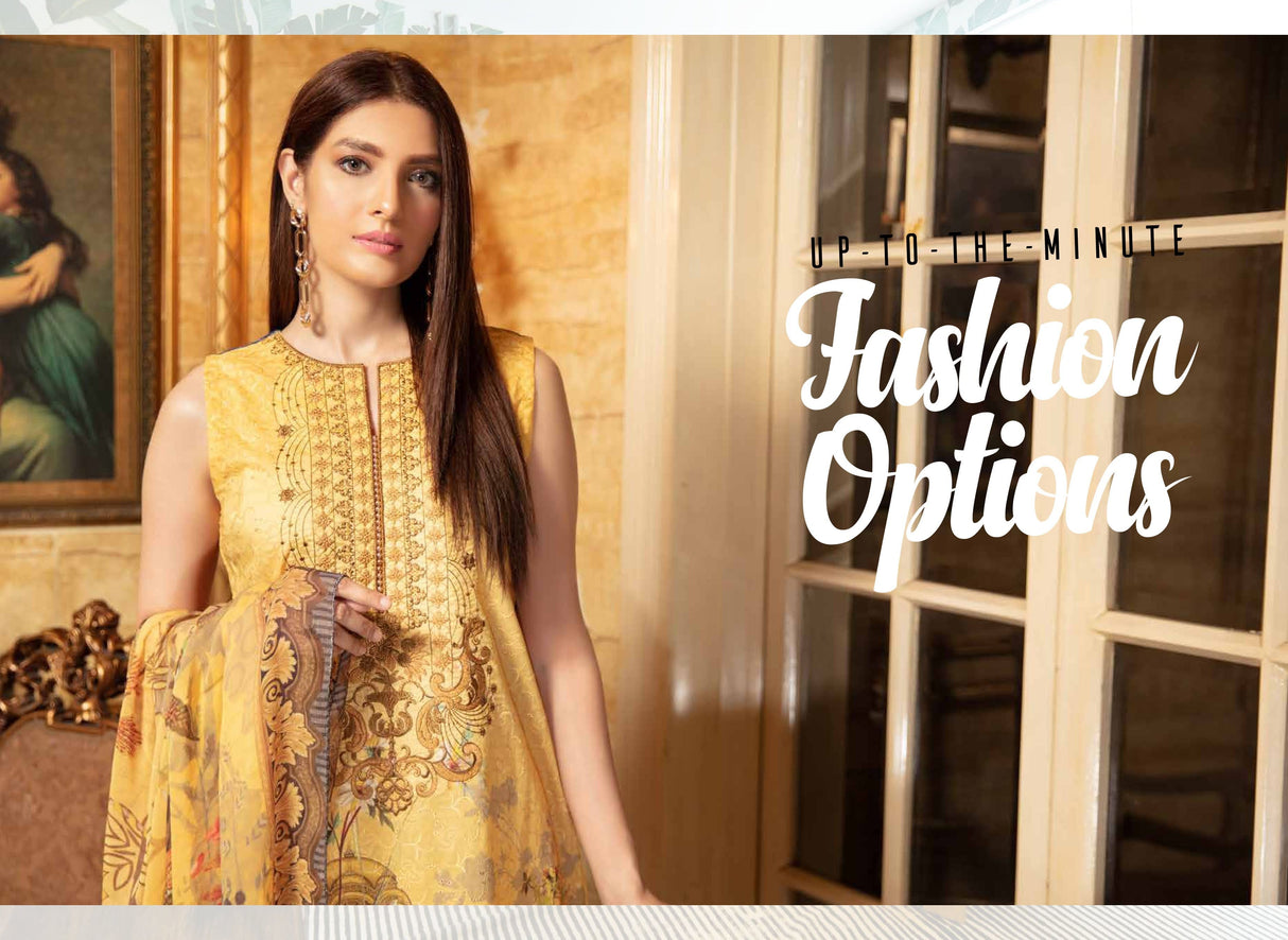 Johra Meesha Embroidered Digital Printed Lawn-100% Original Guaranteed