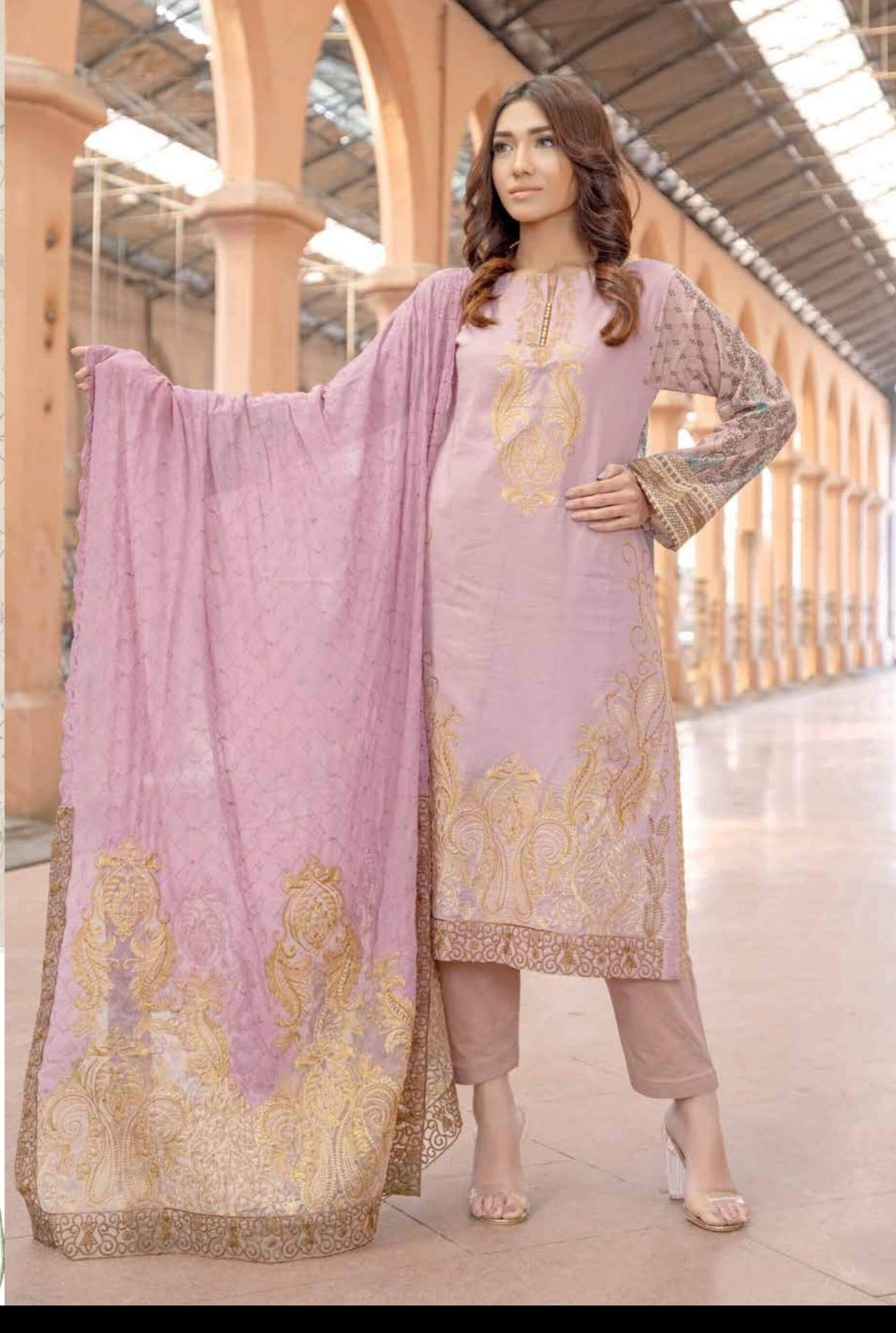 johra zahab embroidered Lawn-100% Original Guaranteed