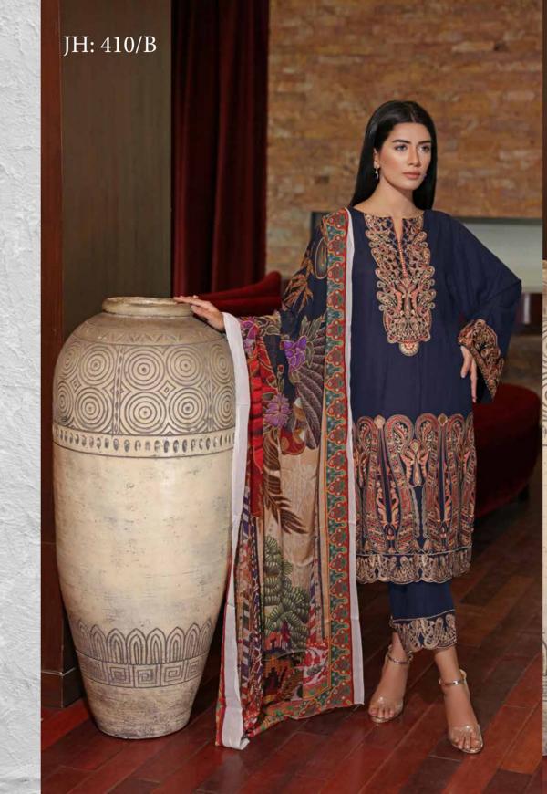 Johra Ajmi Embroidered Lawn Collection-100% Original Guaranteed
