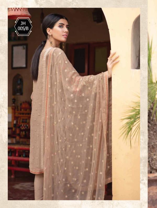 Johra Luxury Chiffon Embroidered -100% Original Guaranteed