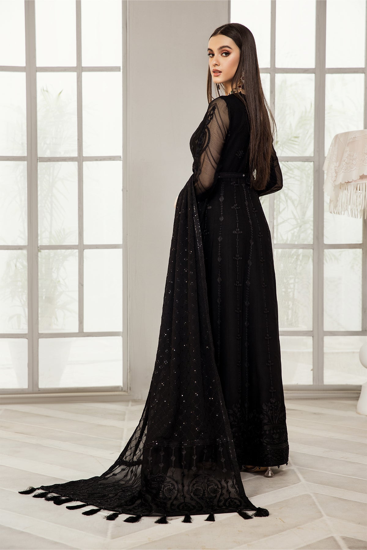 Alizeh Luxury  Embroidered Chiffon Collection-100% Original