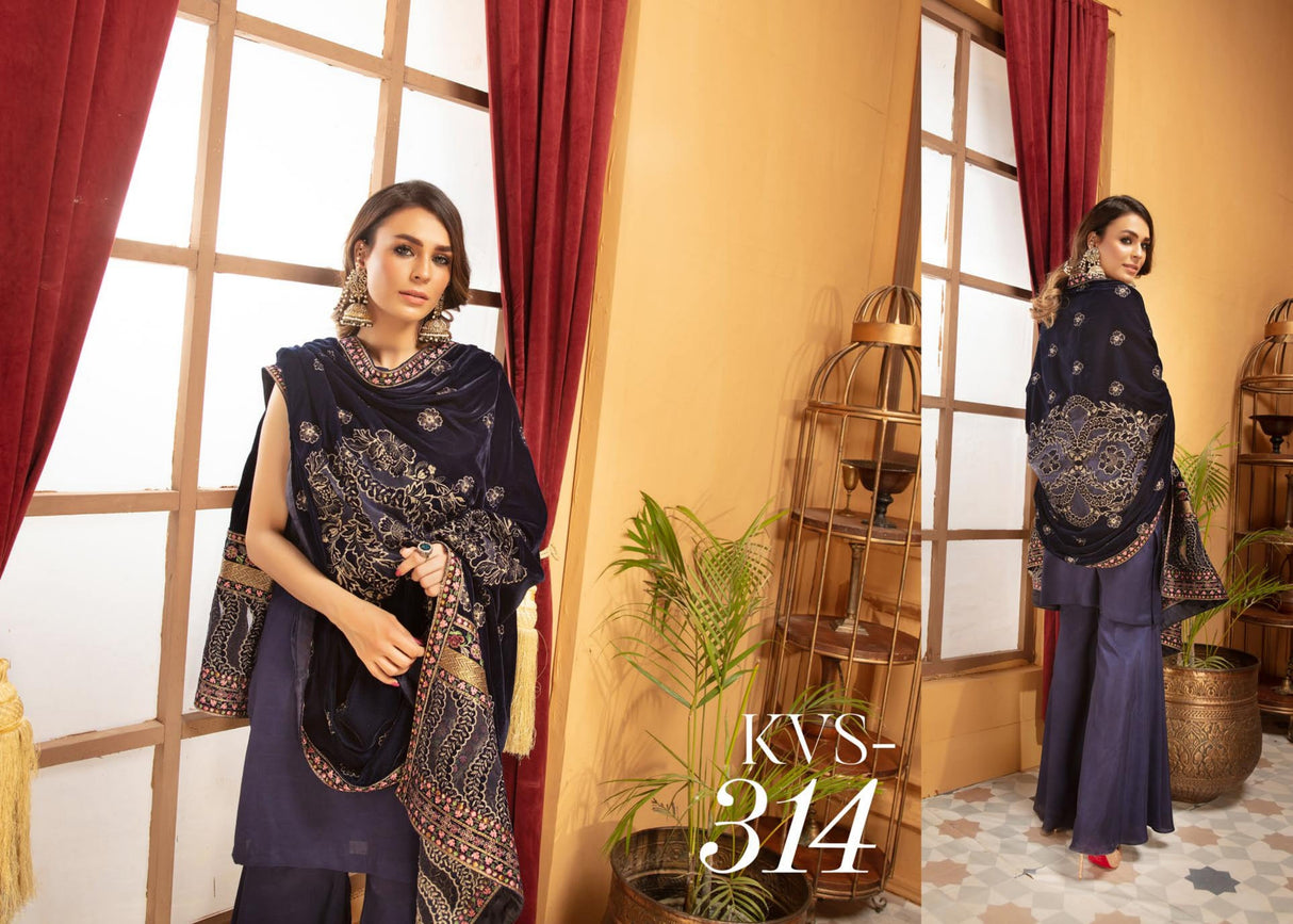 Khubsoorat velvet luxury shawl 2020-100% Original Guaranteed