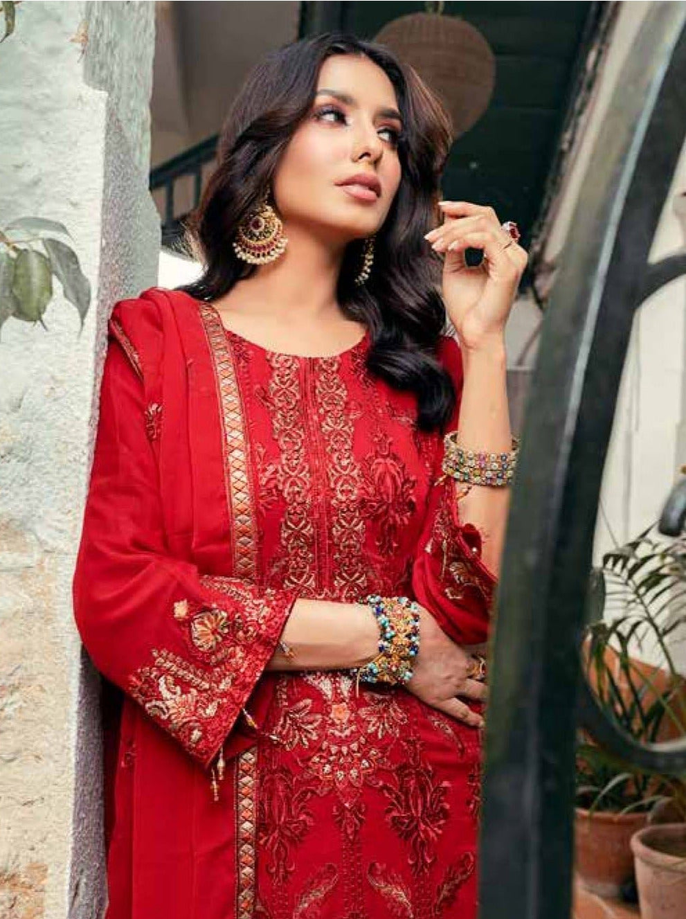 Manha by Mi-Creation Luxury Embroidered Collection-100% Original