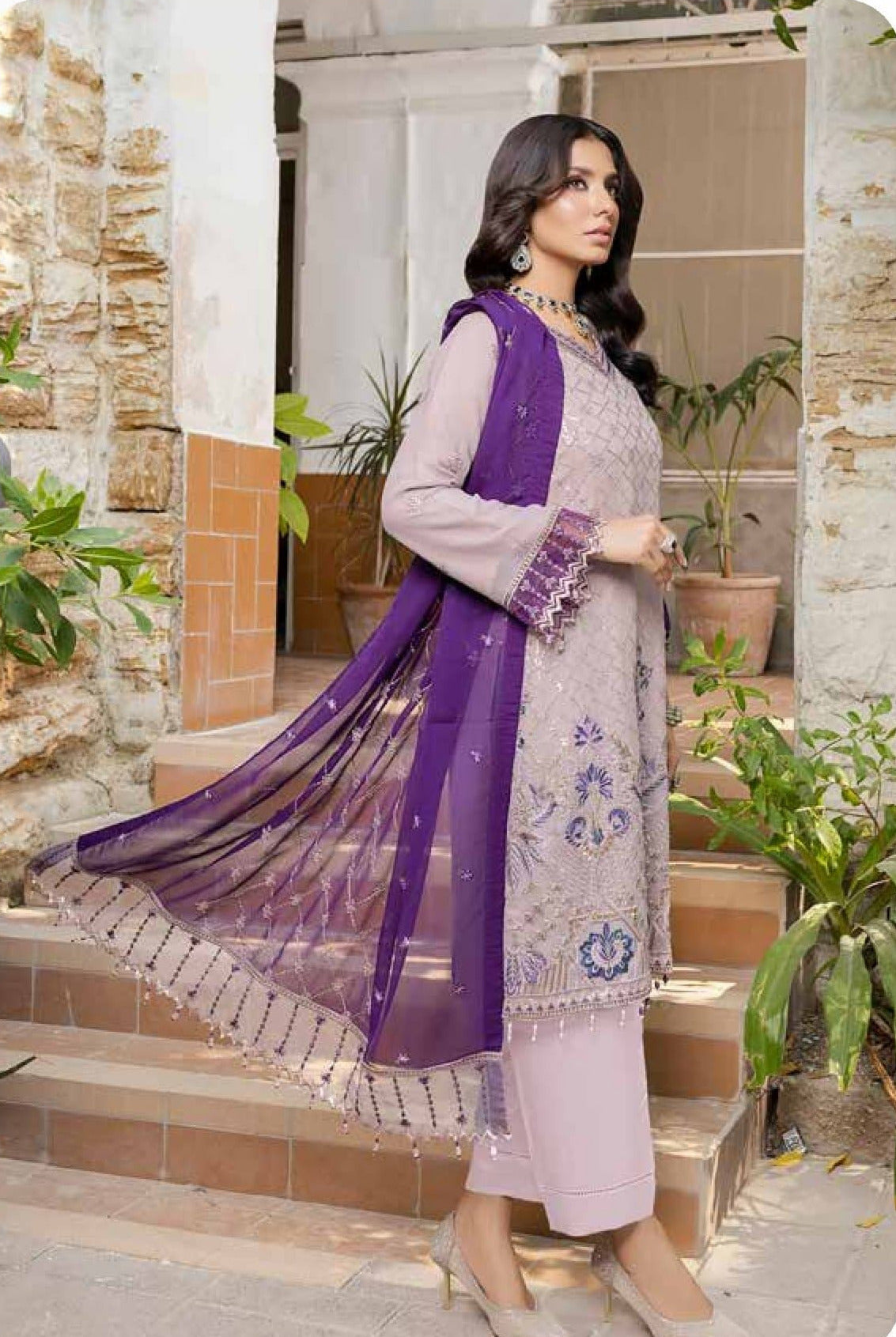 Manha by Mi-Creation Luxury Embroidered Collection-100% Original