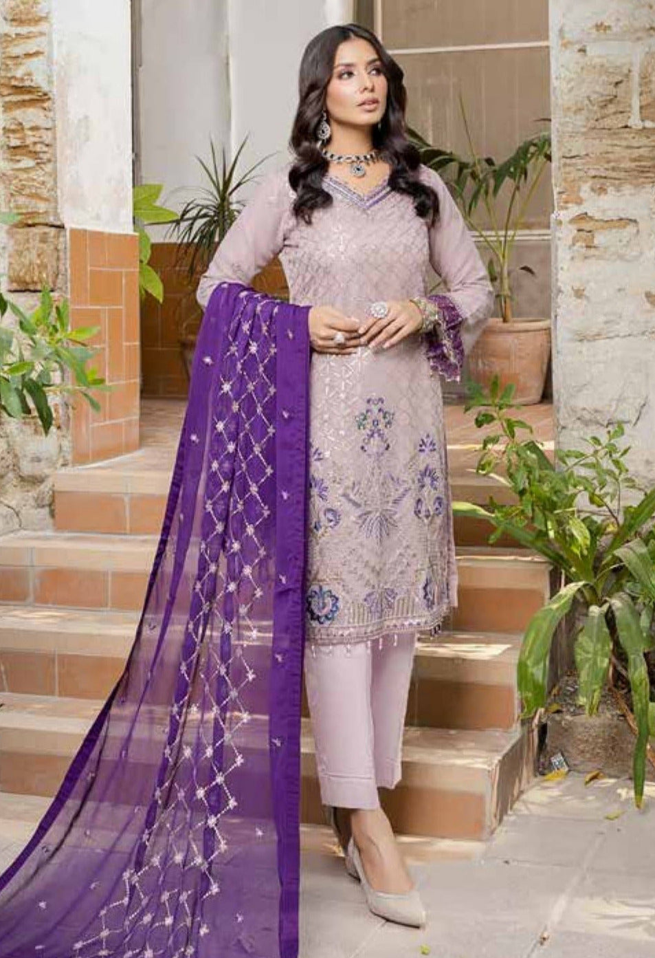 Manha by Mi-Creation Luxury Embroidered Collection-100% Original