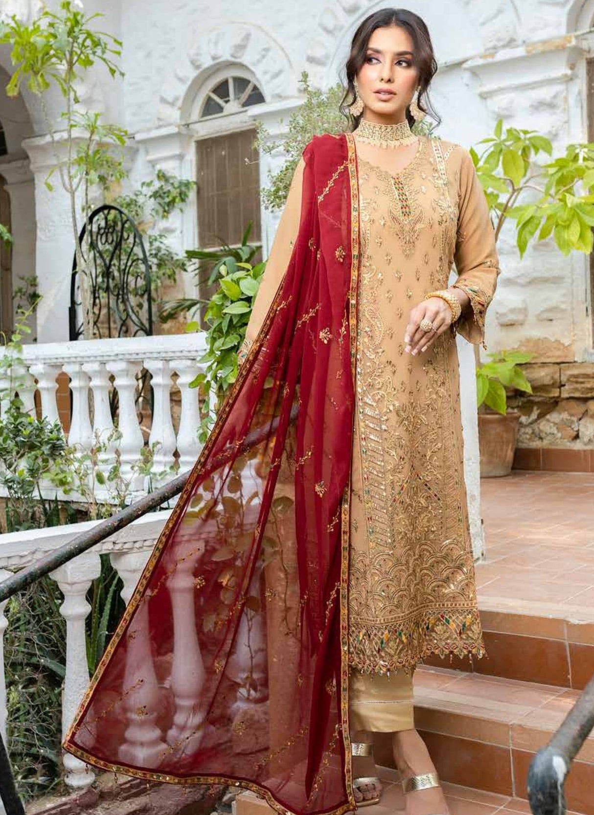 Manha by Mi-Creation Luxury Embroidered Collection-100% Original
