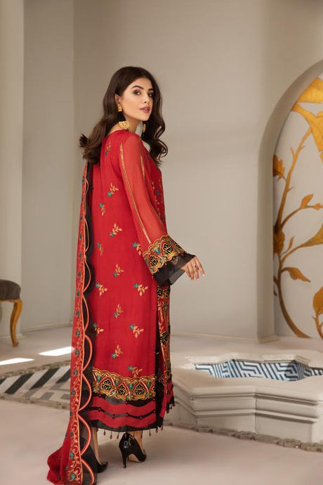 Aliezh By Bilal's Embroidery Chiffon Embroidered Collection -100% Original Guaranteed