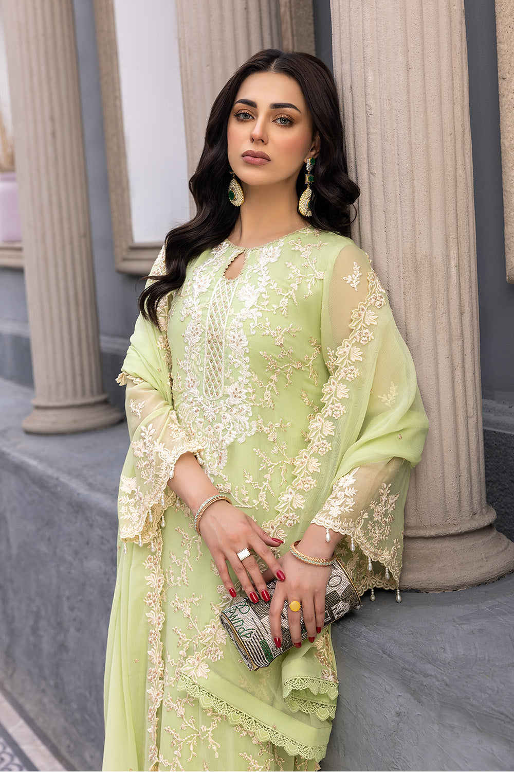 Azure Luxury Chiffon Eid Collection 100% Original