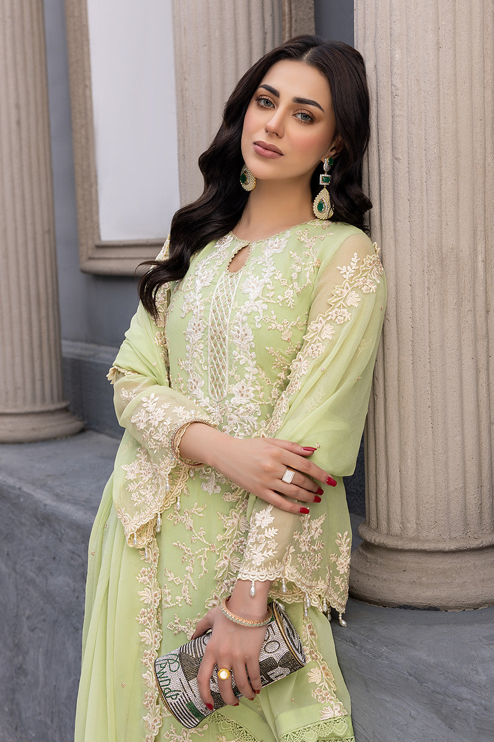 Azure Luxury Chiffon Eid Collection 100% Original