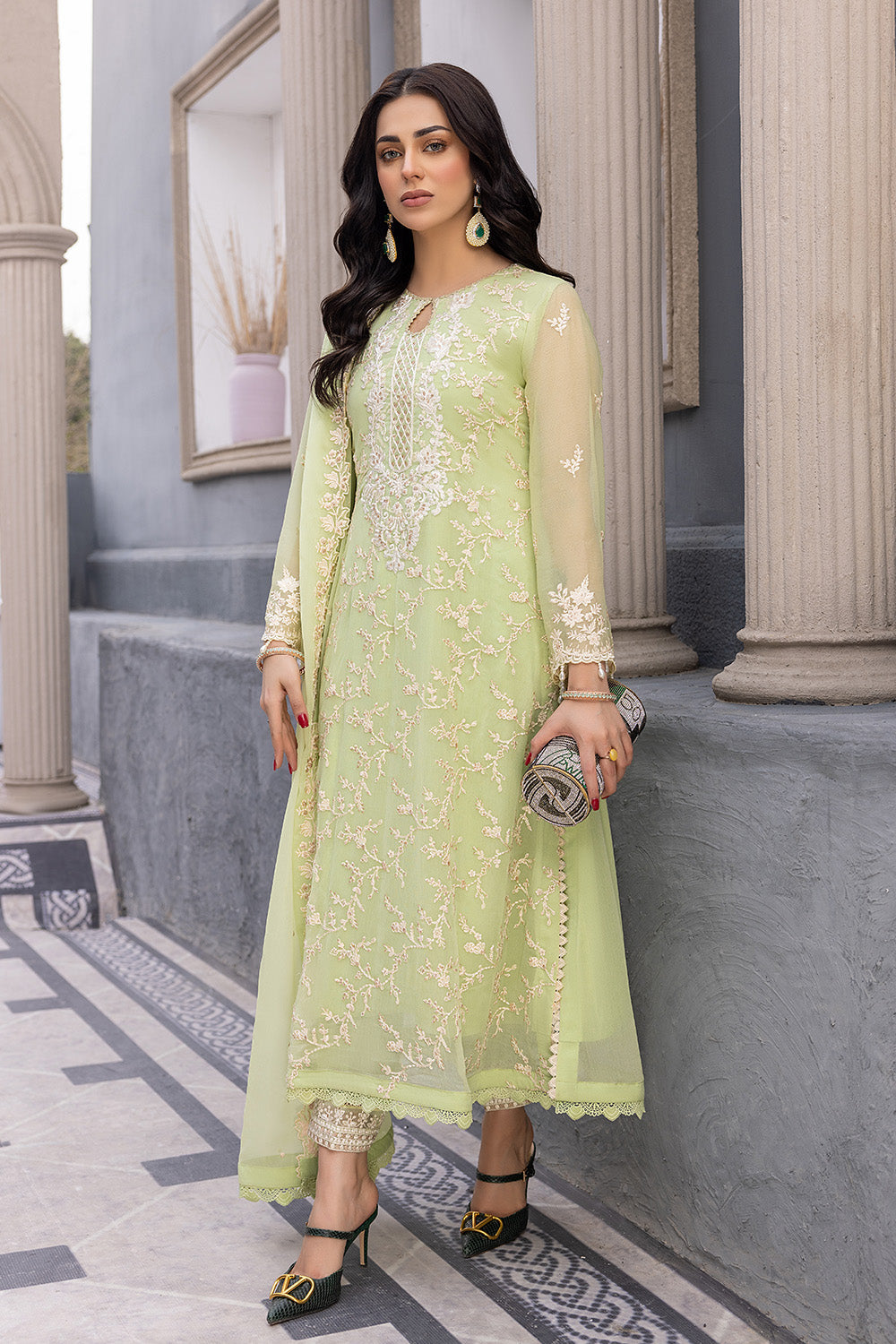 Azure Luxury Chiffon Eid Collection 100% Original