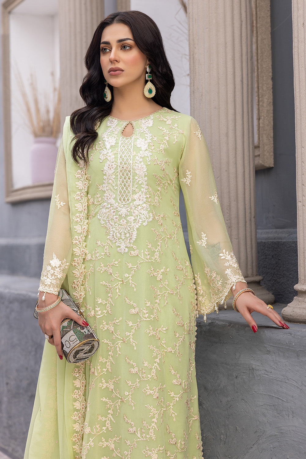 Azure Luxury Chiffon Eid Collection 100% Original