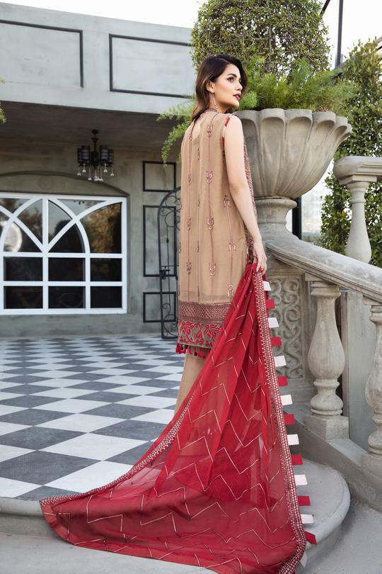 Aliezh By Bilal's Embroidery Chiffon Embroidered Collection -100% Original Guaranteed