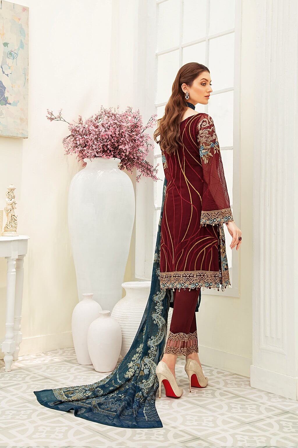 Ramsha Luxury Chiffon Embroidered Collection -100% Original Guaranteed