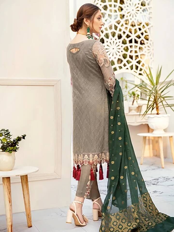 Rangoon By Ramsha Luxury Chiffon Embroidered Collection -100% Original Guaranteed