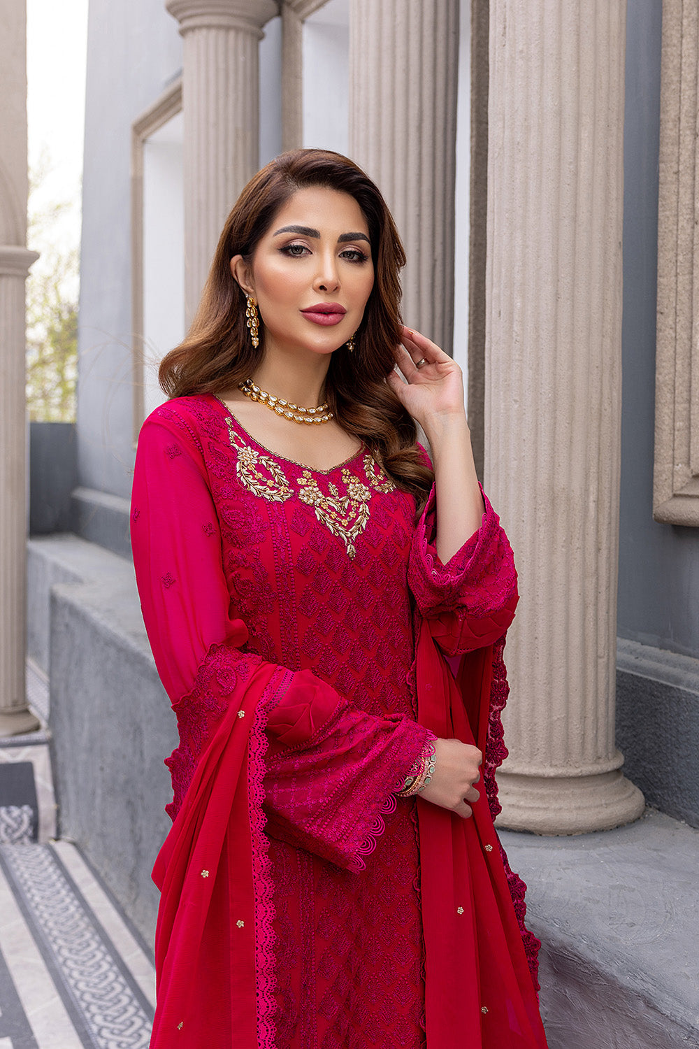 Azure Luxury Chiffon Eid Collection 100% Original