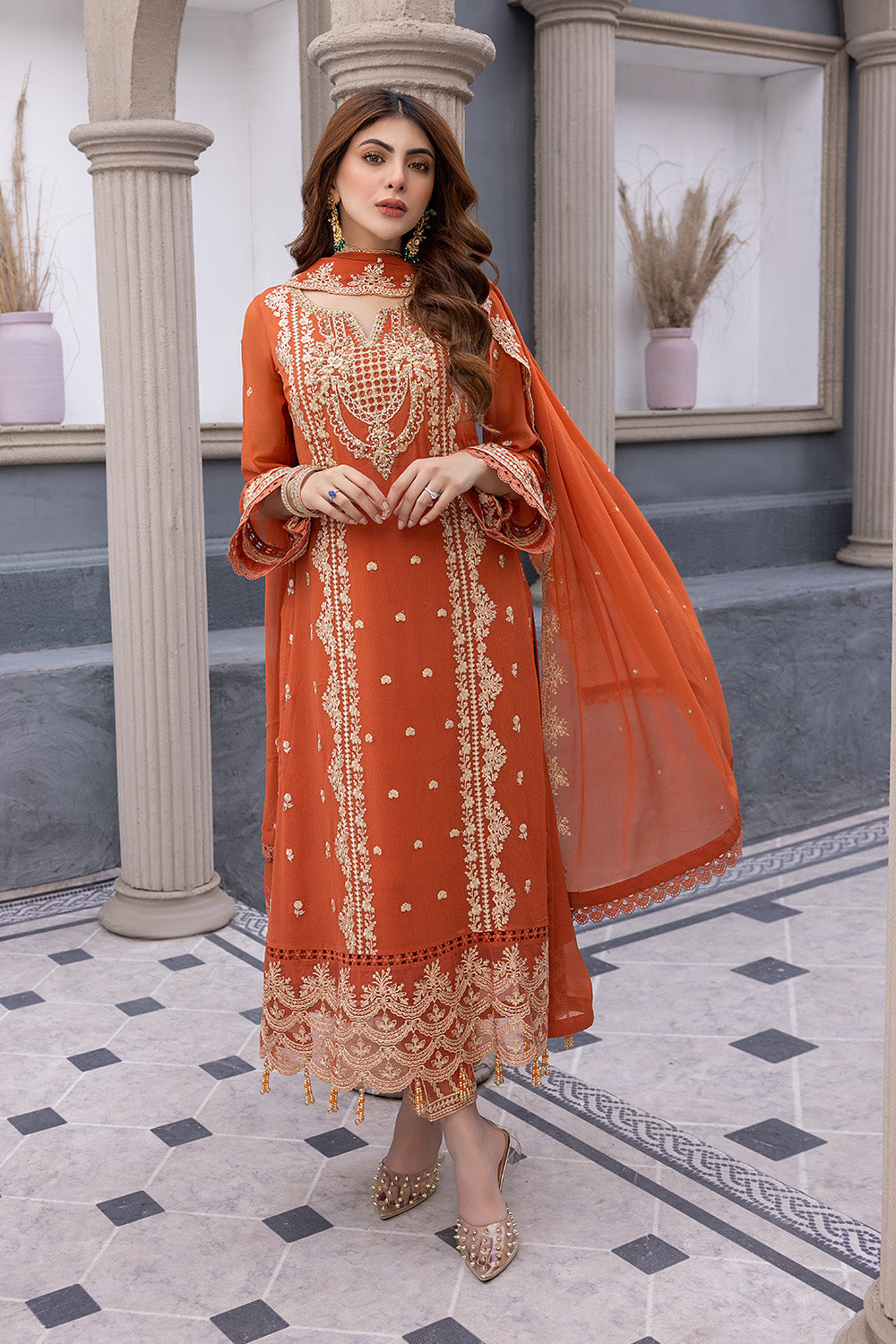 Azure Luxury Chiffon Eid Collection 100% Original