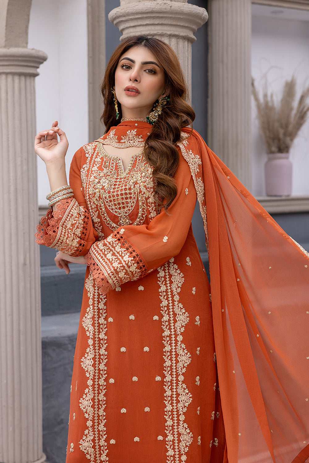 Azure Luxury Chiffon Eid Collection 100% Original