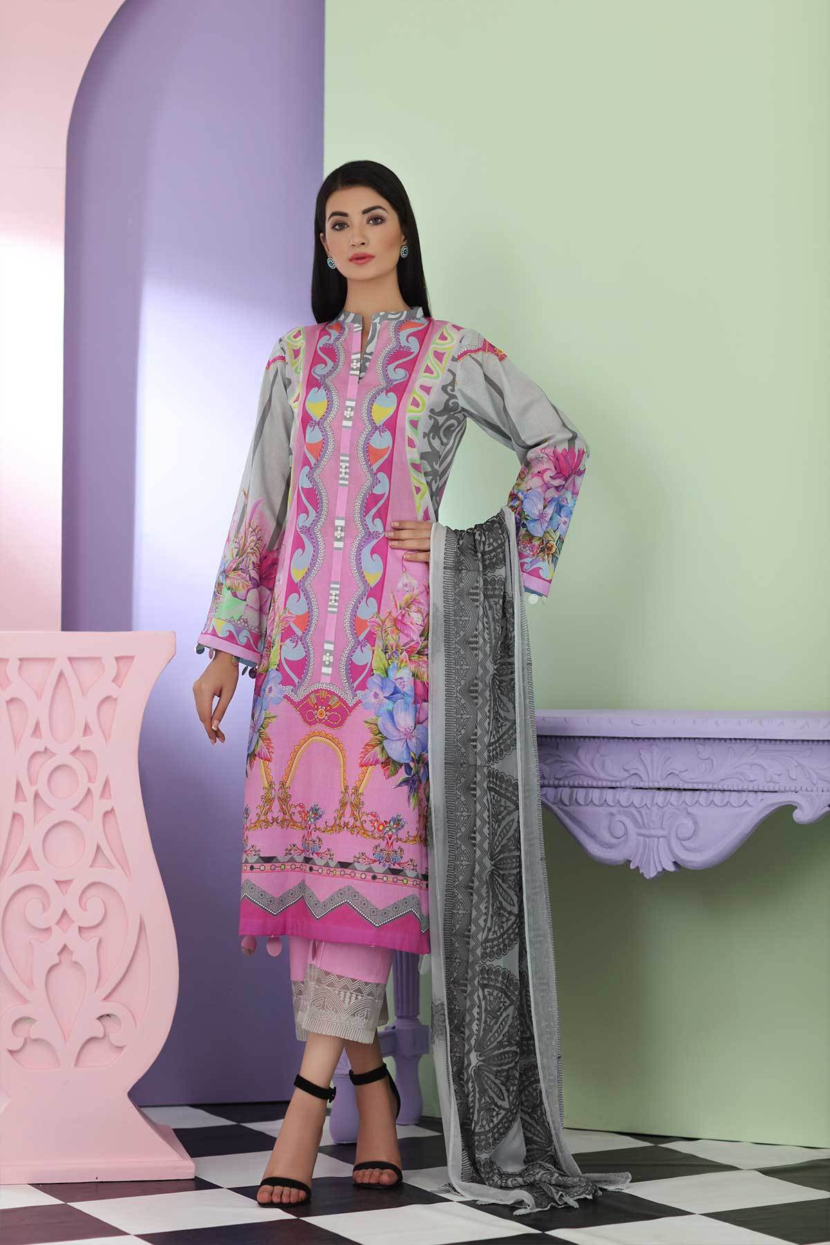 Charizma Lawn 2020 Collection-100% Original Guaranteed