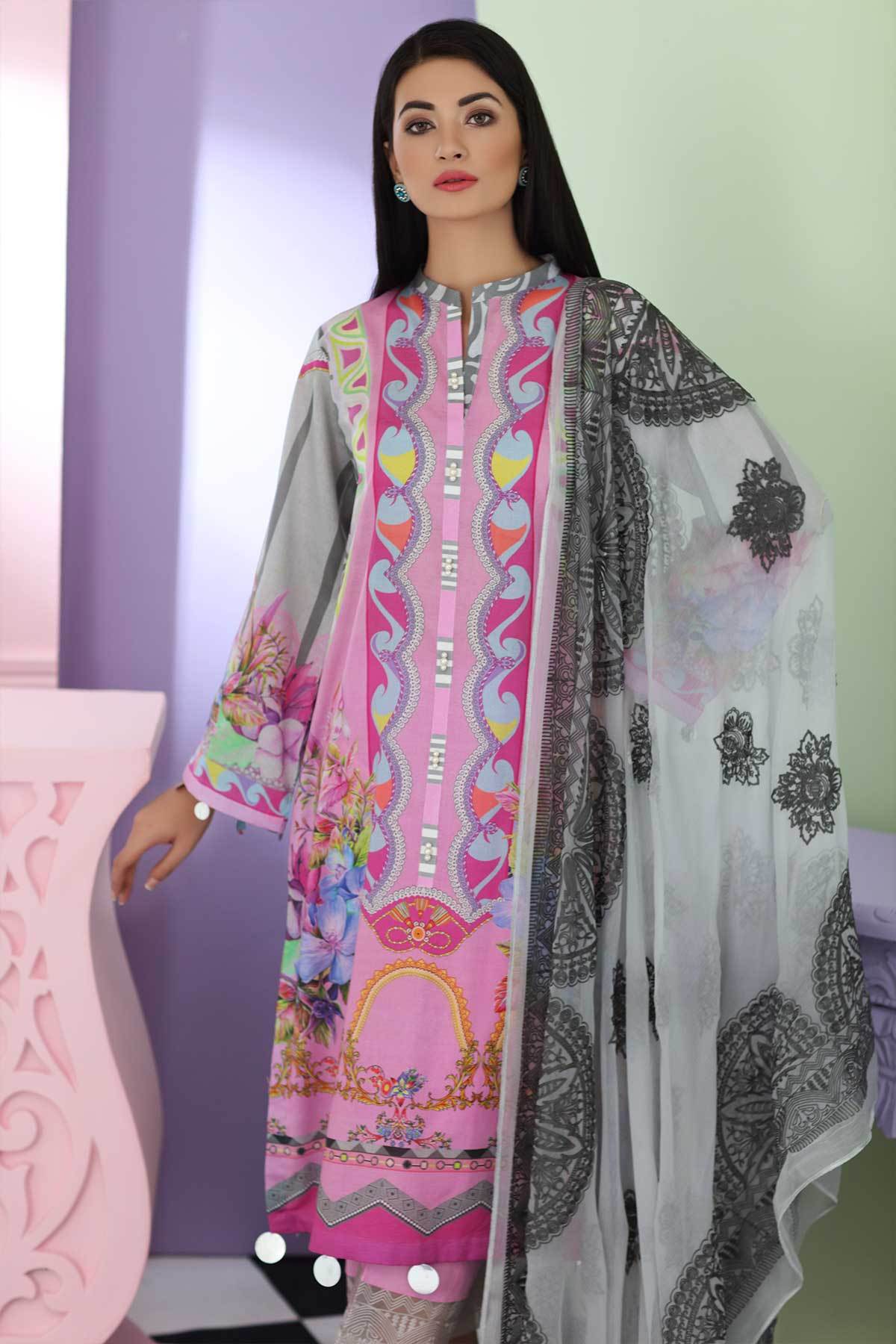 Charizma Lawn 2020 Collection-100% Original Guaranteed