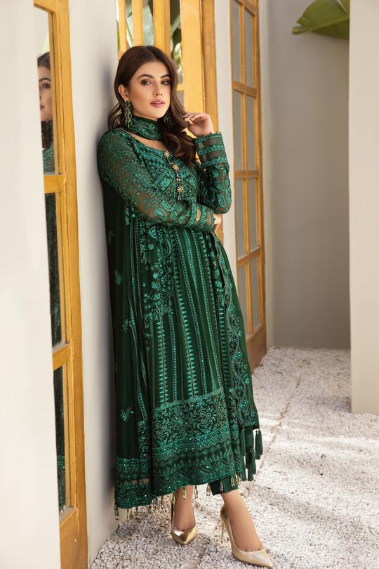 Aliezh By Bilal's Embroidery Chiffon Embroidered Collection 2021 -100% Original Guaranteed