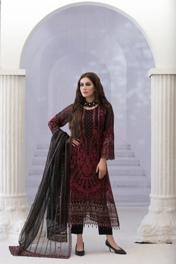 Goncha by Tawakkal Chiffon Embroidered 100% Original Guaranteed