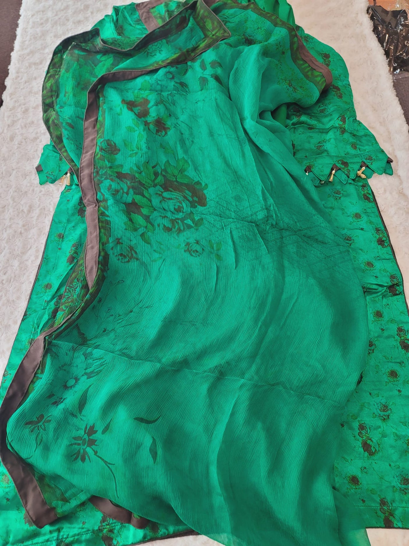 Pakistani Raw Silk Kamiz With Pure Chiffon Duppata Collection 2021 -100% Original Guaranteed