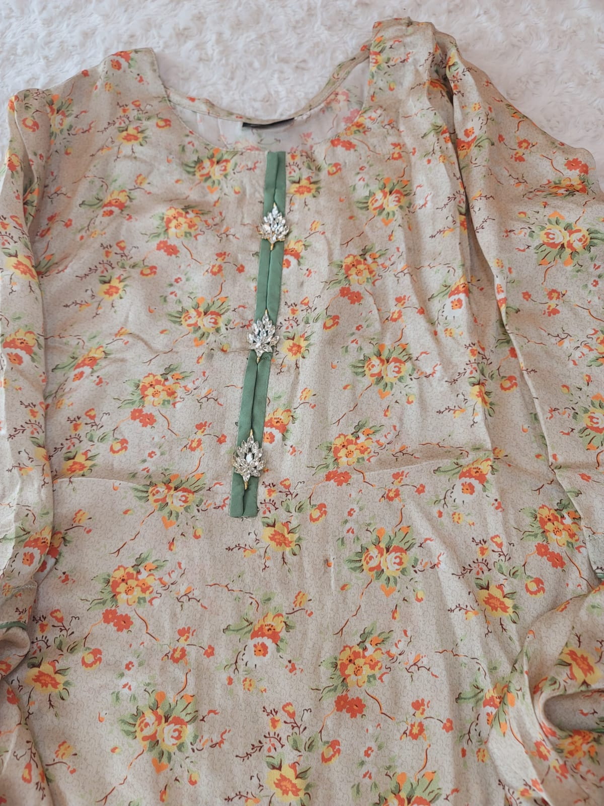 Pakistani Raw Silk Original Boutique Dress With Pure Chiffon Duppata Collection 2021 -100% Original Guaranteed