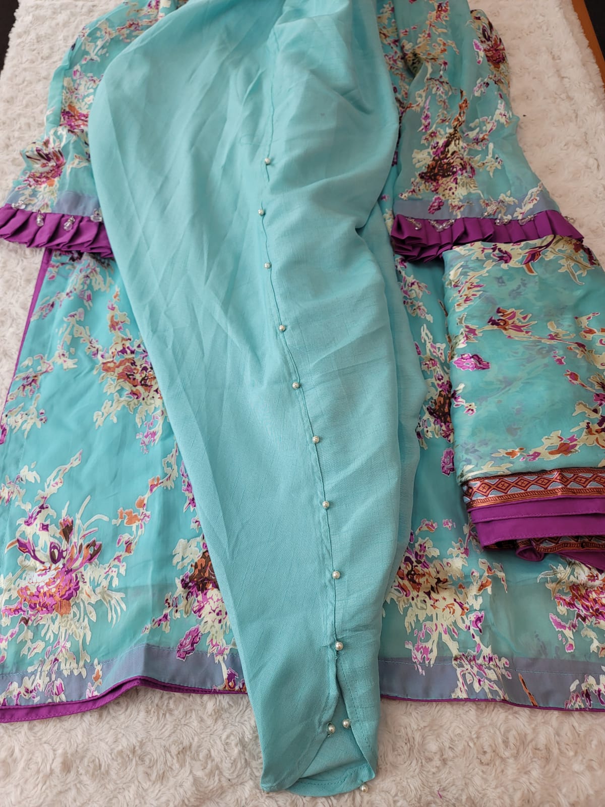 Pakistani Orginal Butique Dress With Tulip Pant -100% Original Guaranteed