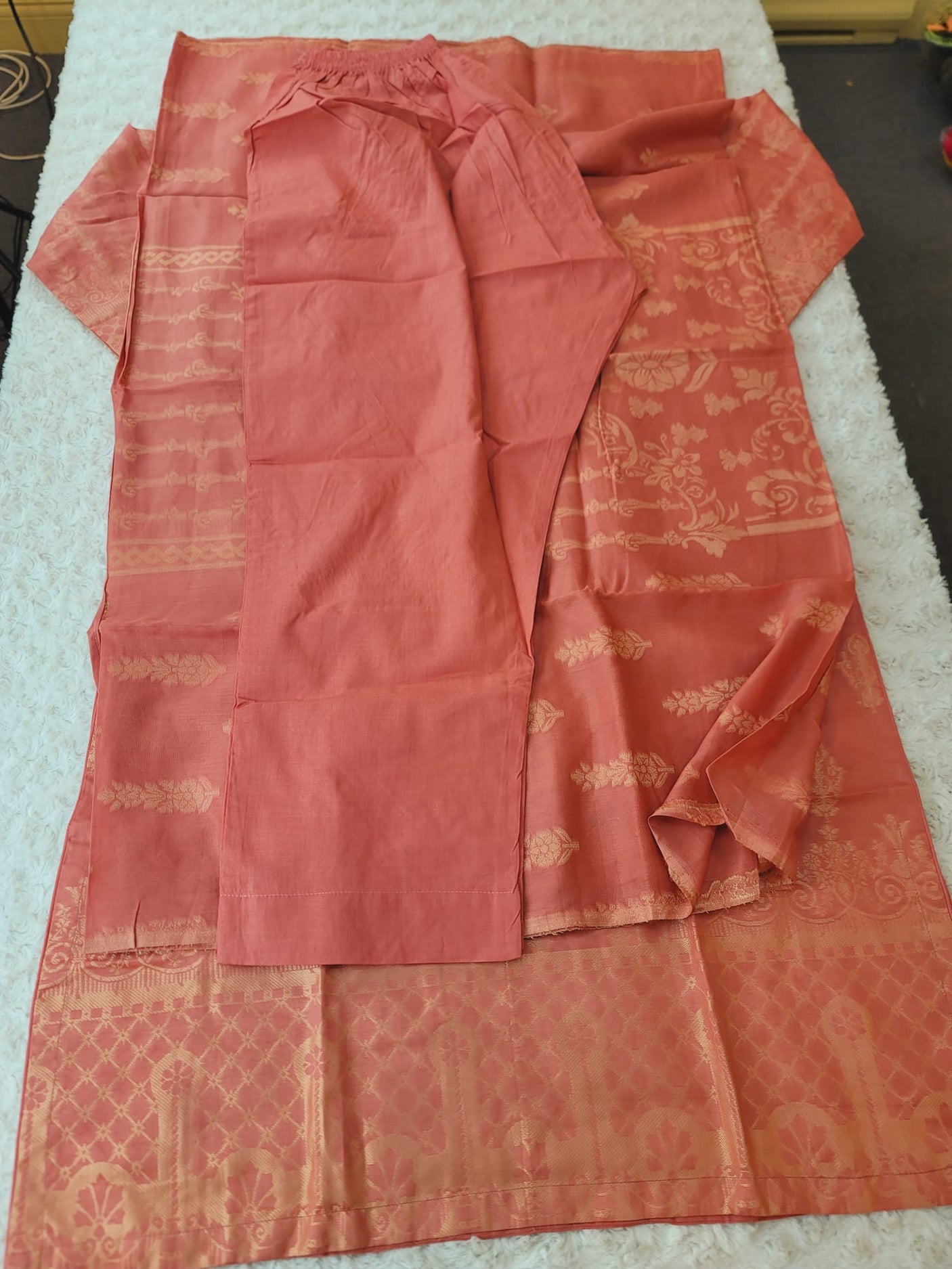 Pakistani Stitched lawn Embroidered Salwar kameez ready to ship