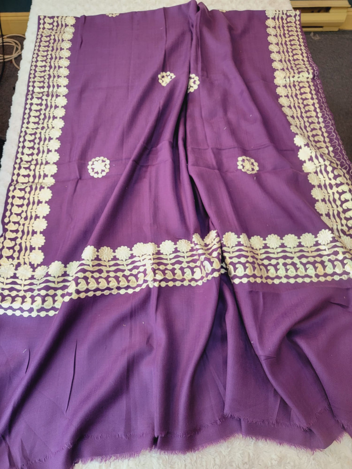 High Fashion Pakistani Original Gotta Pati Wool Shawl