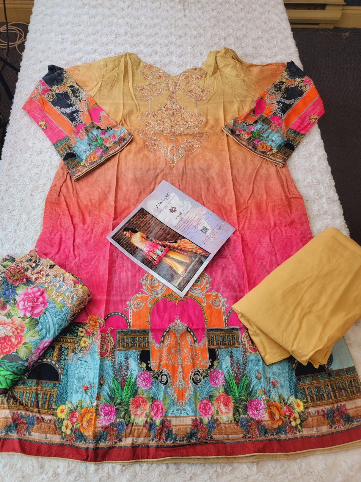 Guljee Embroidered Lawn Collection-100% Original Guaranteed