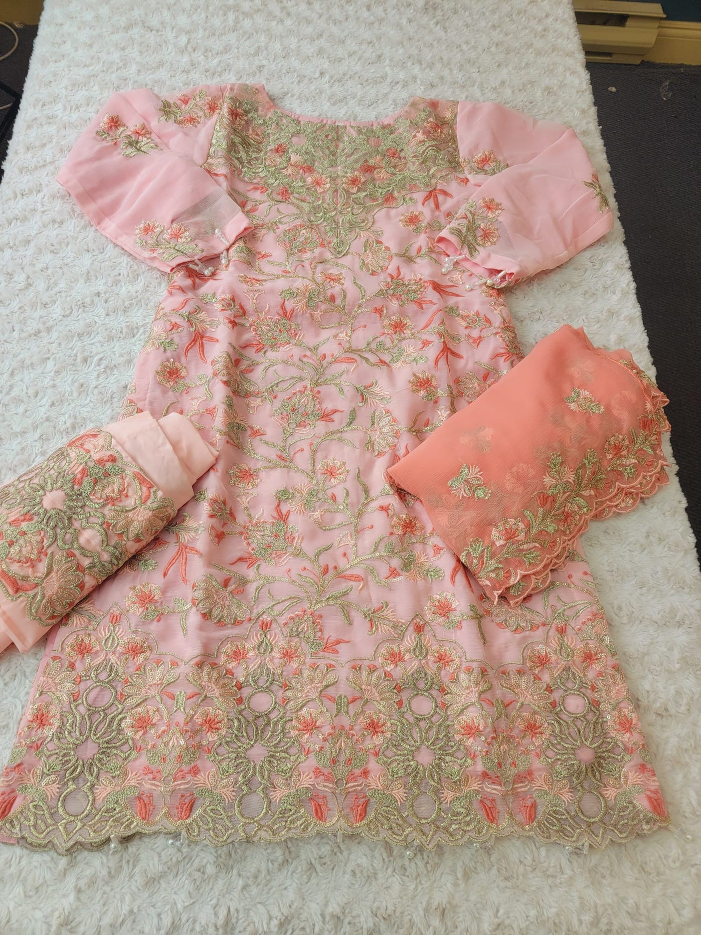 Pakistani Embroidered Party wear Ready To Ship