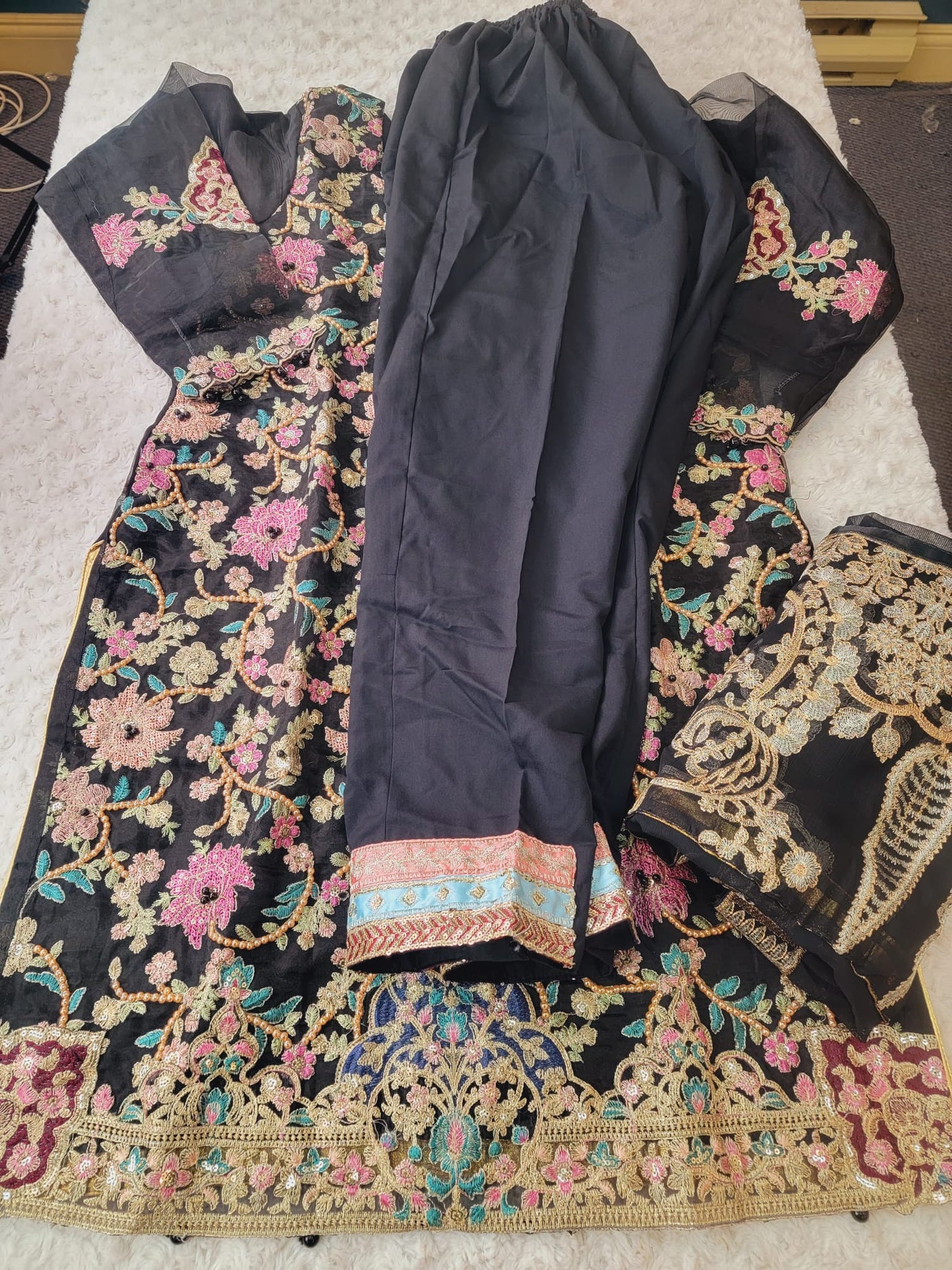 Pakistani Embroidered Party wear Ready To Ship