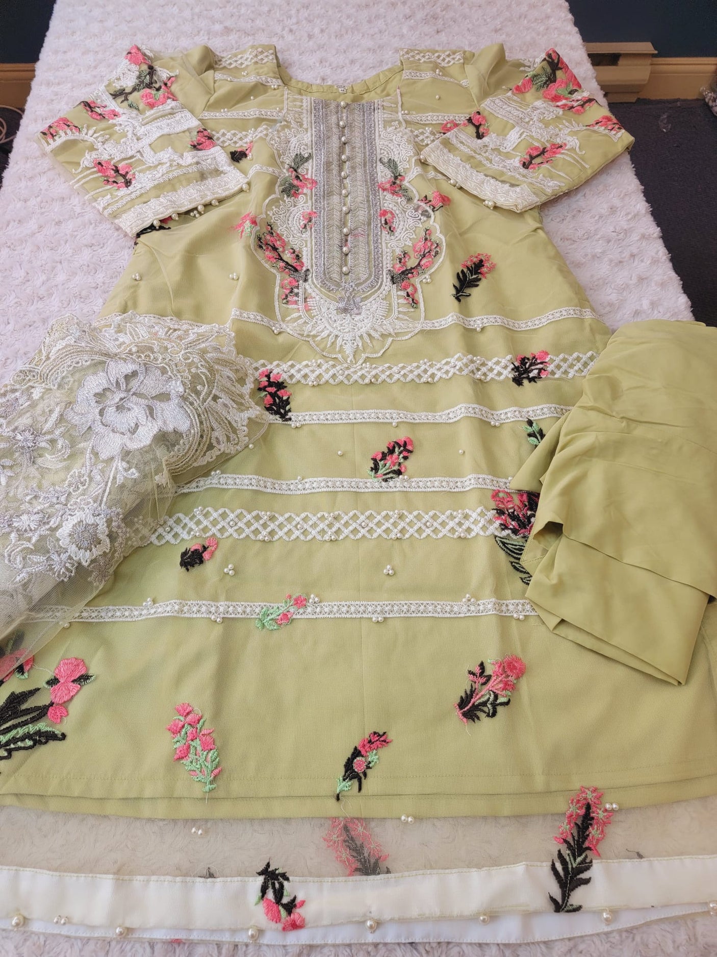 Pakistani Embroidered Party wear Ready To Ship