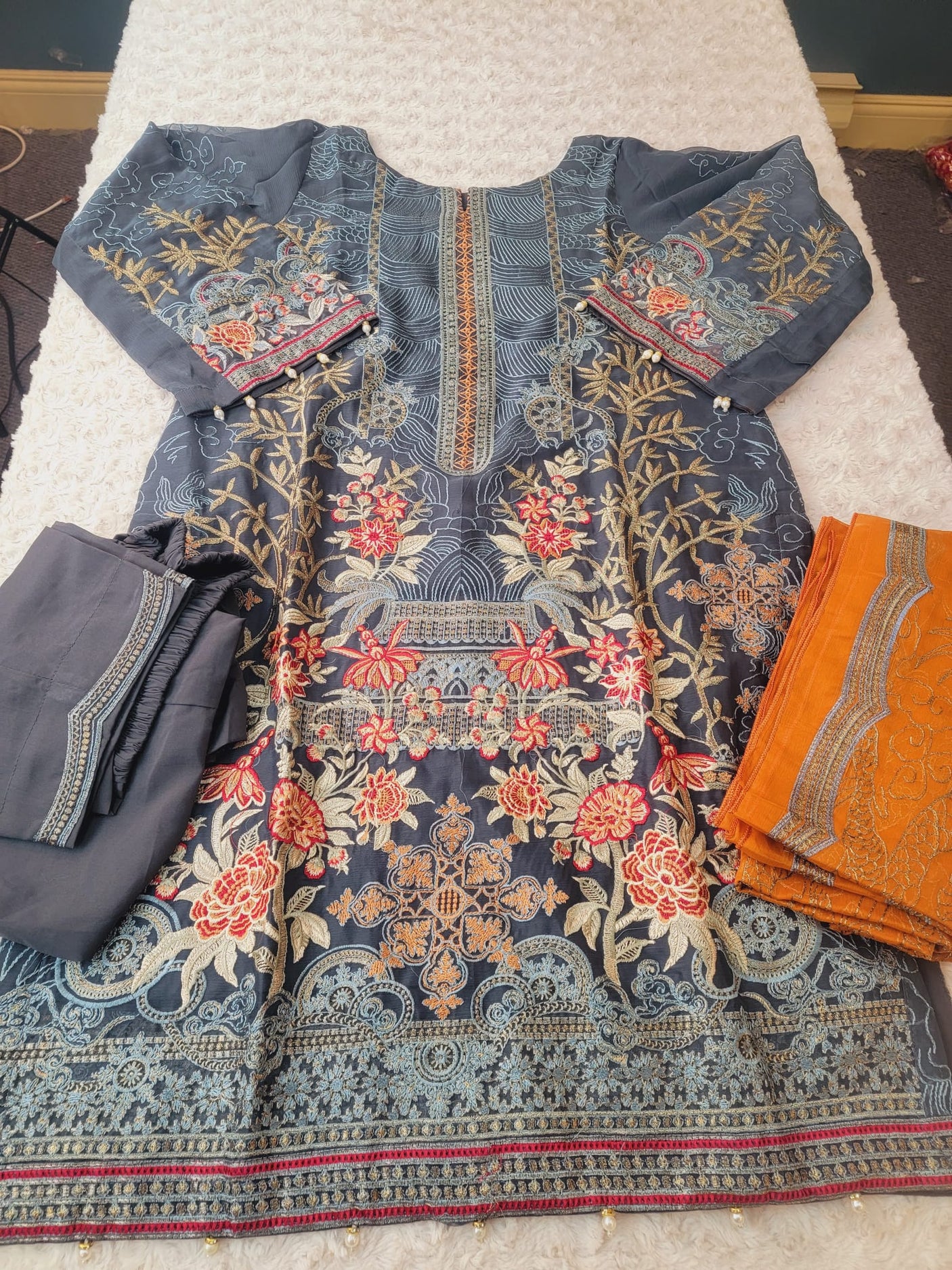 Pakistani Embroidered Party wear Ready To Ship